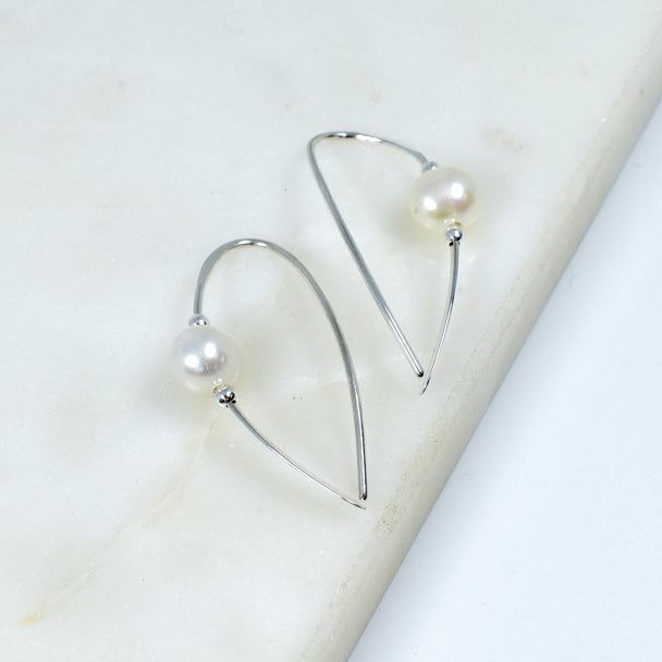 Pearl Sterling Silver Earring