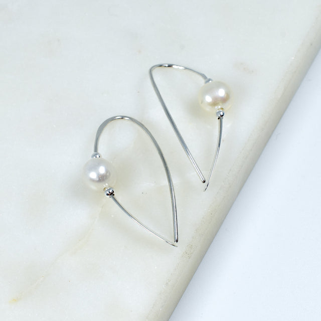 Pearl Sterling Silver Earring
