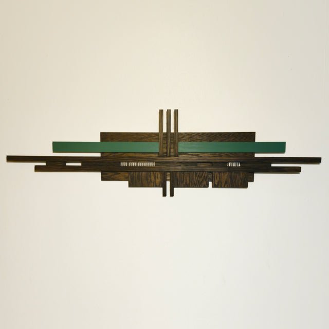 Large Sage Wood Wall Hanging