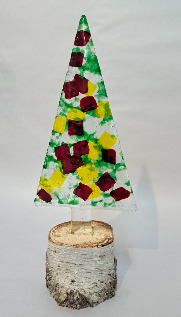 Holiday Tree: Large Yellow, Green, and Red