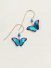 Petite Bella Butterfly Earrings Blue