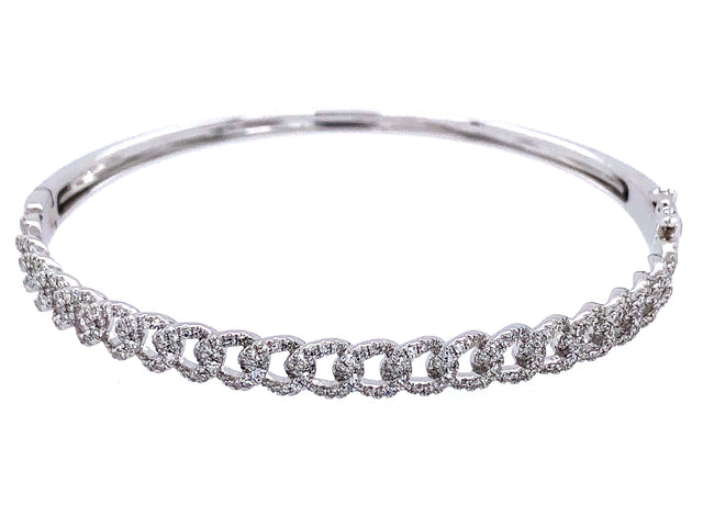 Diamond Link Bangle