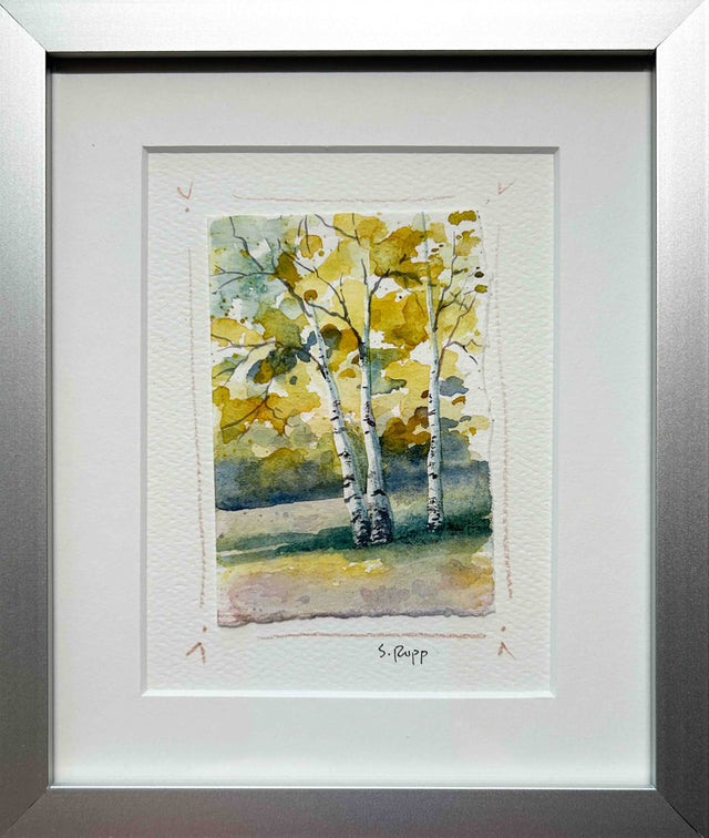 Birches Framed Card #4