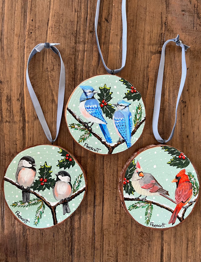 Holiday Bird Lovers Ornament Bundle