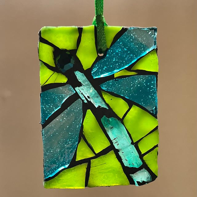 Blue Dragonfly Ornament