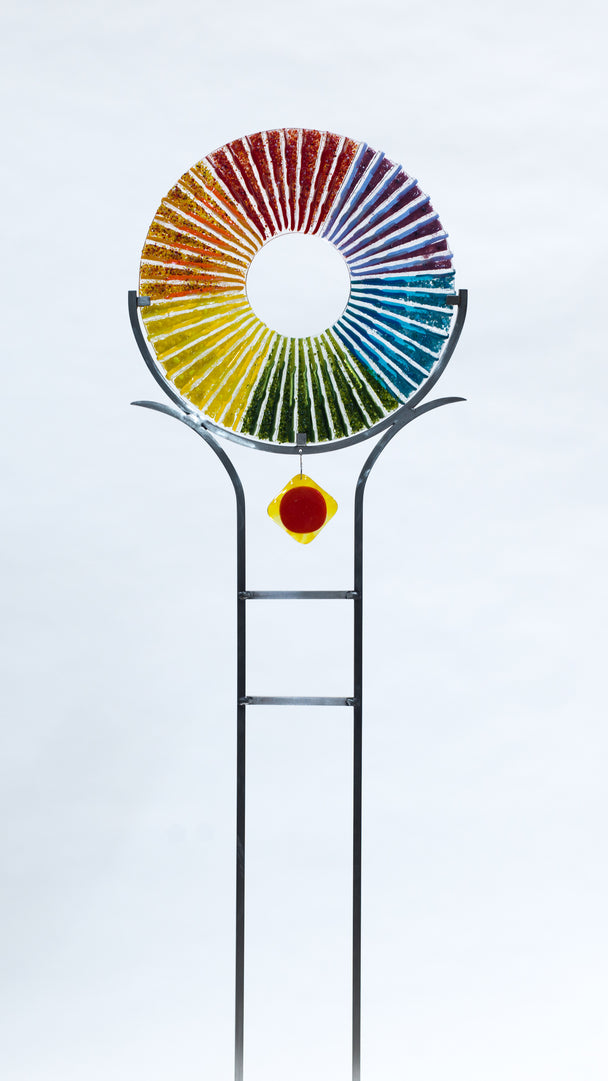 Rainbow Garden Wreath