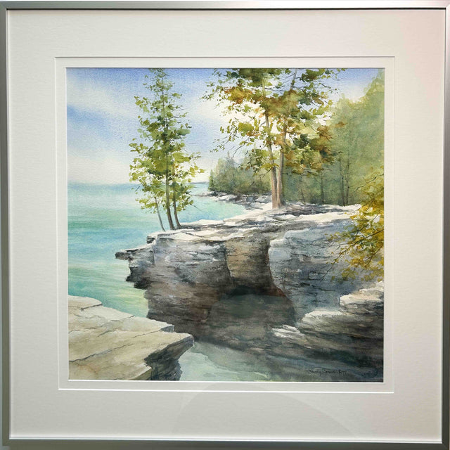 Calm at Cave Point