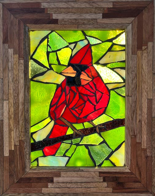 Cardinal Mosaic Window (Online Only)