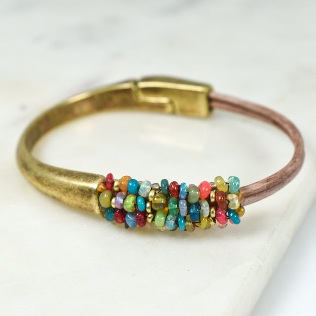Colorful Opal Bracelet