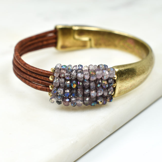 Amethyst and Vermeil Bracelet