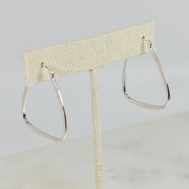 Triangle Hoop Catch Earrings