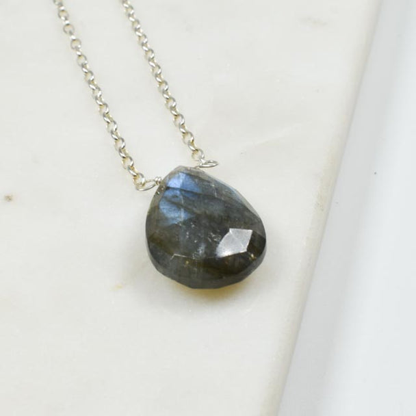 Labradorite Sterling Silver Necklace