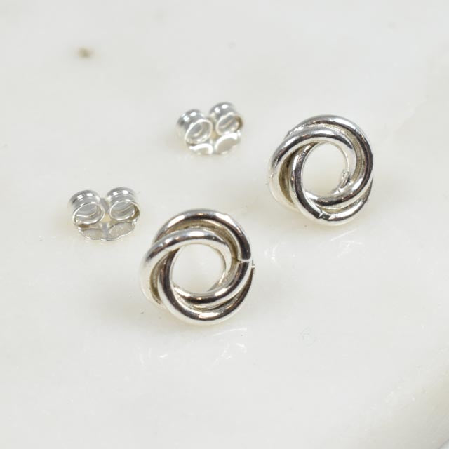 Twisted Silver Studs
