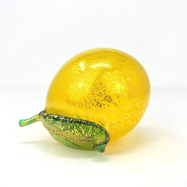 Life-size Murano Glass Lemon Figurine