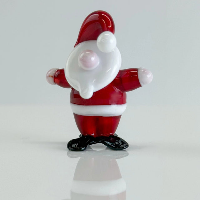 Small Standing Murano Glass Santa