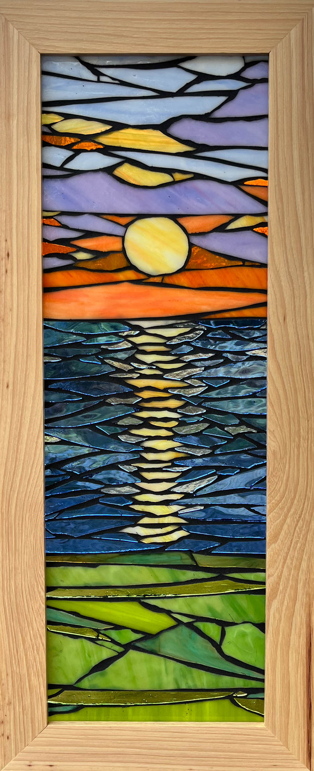 End of The Day Mosaic Window