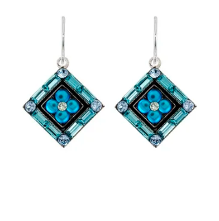 La Dolce Vita Crystal Diagonal Earrings