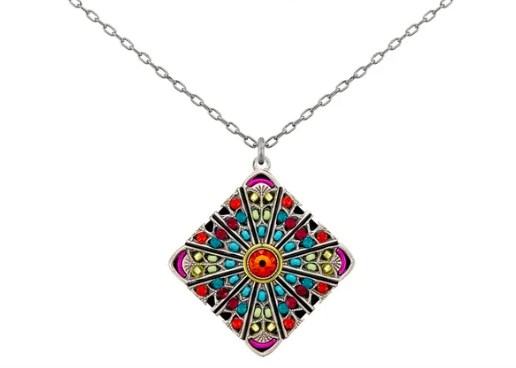 Filagree Diamond Large Pendant