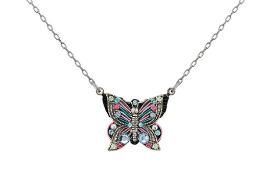 Filigree Butterfly Pendant Necklace