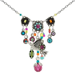Hummingbird Waterfall Necklace