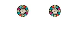 Stud Round Post Earrings