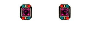 Stud Rectangle Post Earrings