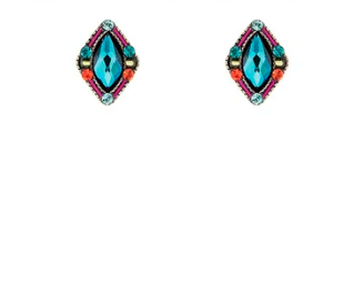 Architectural Navette Stud Earrings