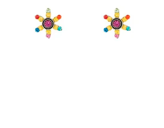 Stud Sunflower Earrings