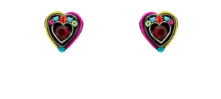 Stud Mini Heart Post Earrings