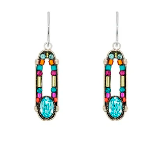 Long Oval Hoop Earrings