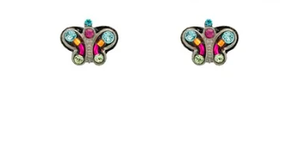 Stud Mini Butterfly Post Earrings