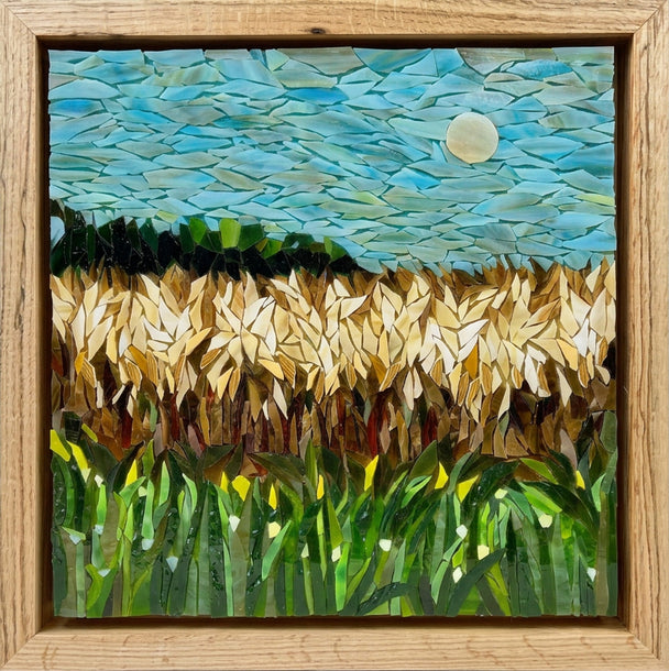 Fall Fields Framed Mosaic