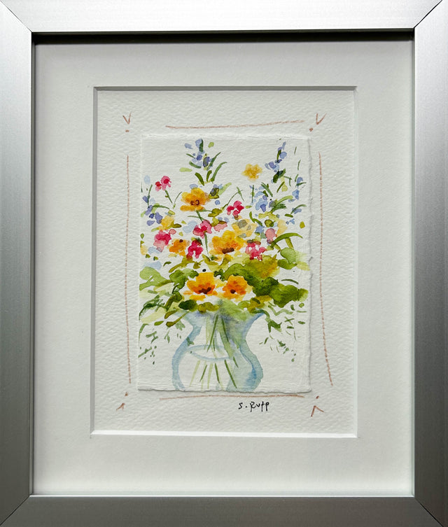 Flower Bouquet Framed Card #11