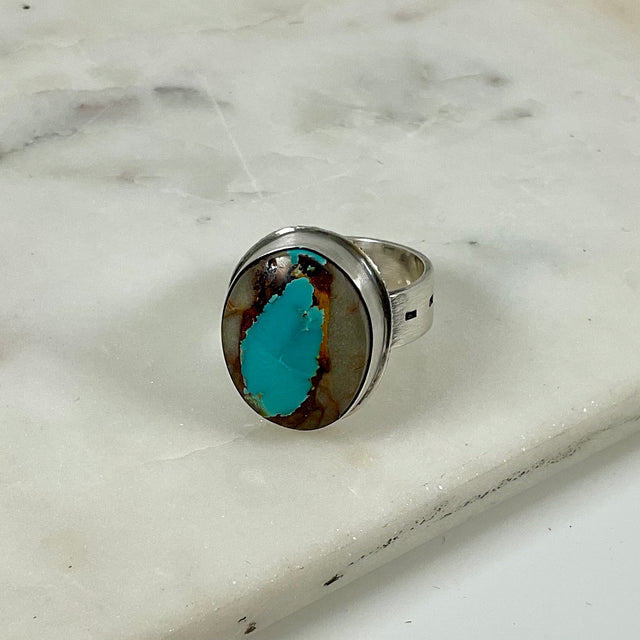 Royston Ribbon Turquoise Ring