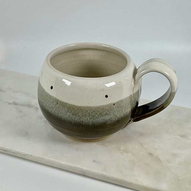 Grey and White Mug