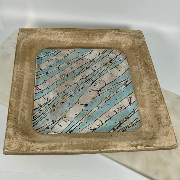 9" Square Birch Tray