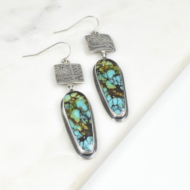 Hubei Turquoise Earrings