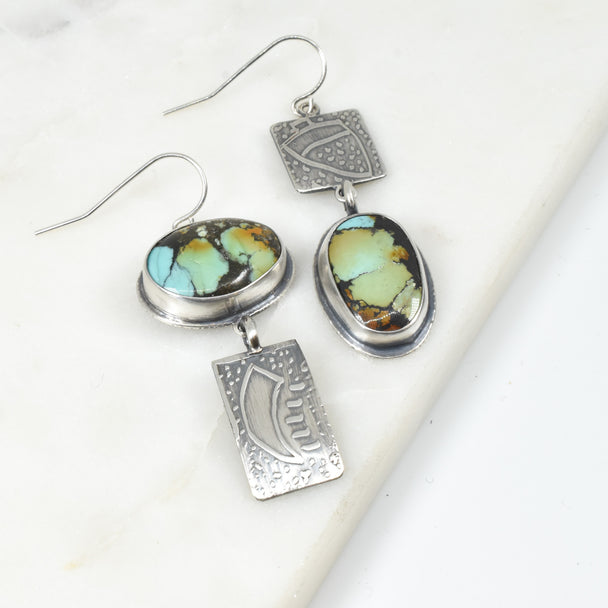 Hubei Turquoise Earrings
