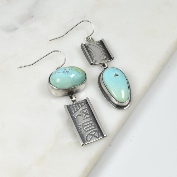 Hubei Turquoise Earrings