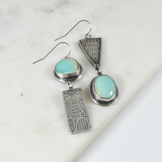 Hubei Turquoise Earrings