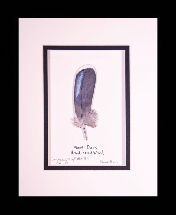 Wood Duck Secondary Wing Feather Carving (Copy)