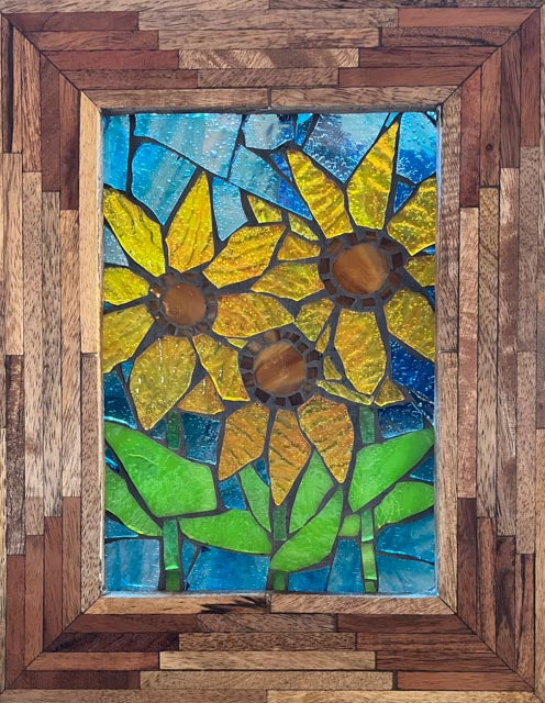 Golden Trio Mosaic Window (Online Only)