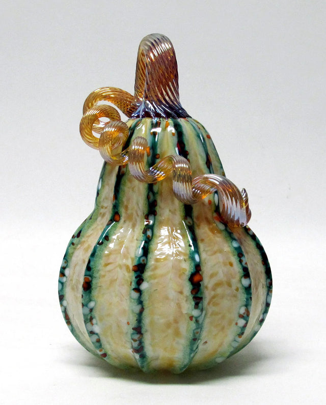 Saffron and Green Stripe Gourd