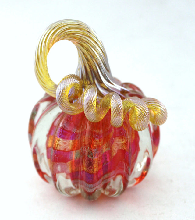 Orange Dichroic Cast Pumpkin