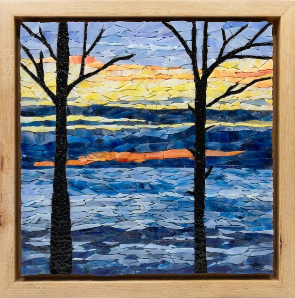 Harvest Sky Framed Mosaic