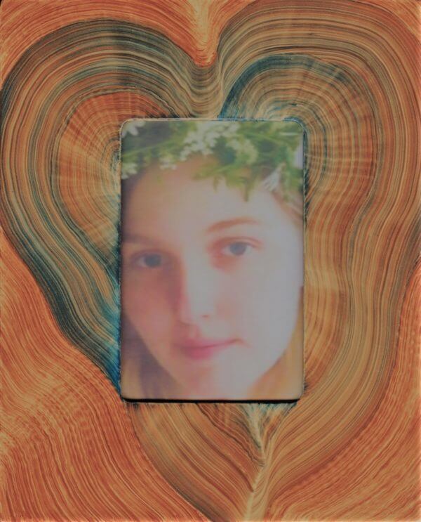 Blue River Heart Frame