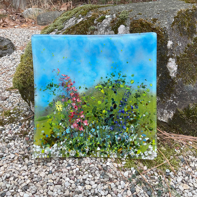 Wildflower Large Square Plate