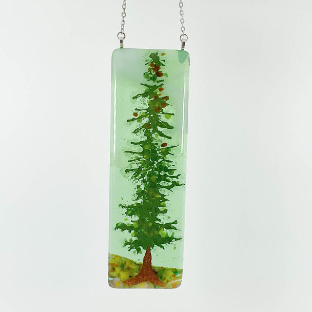 Pale Green Single Spruce Window Hanger