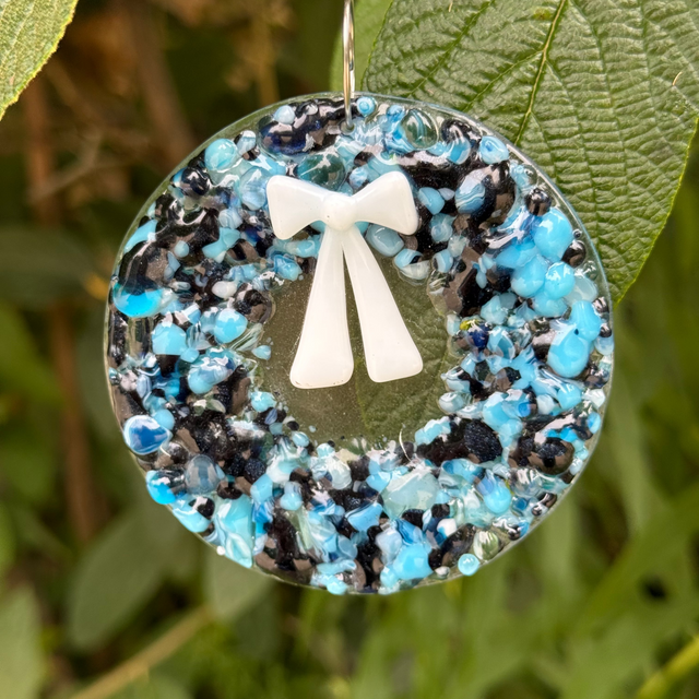 Blue Wreath Ornament