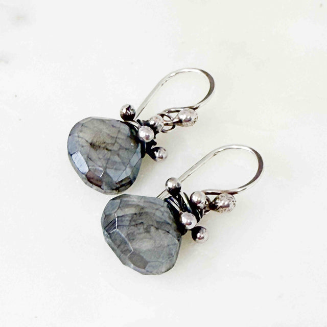 Moonstone Tiny Swarm Earrings